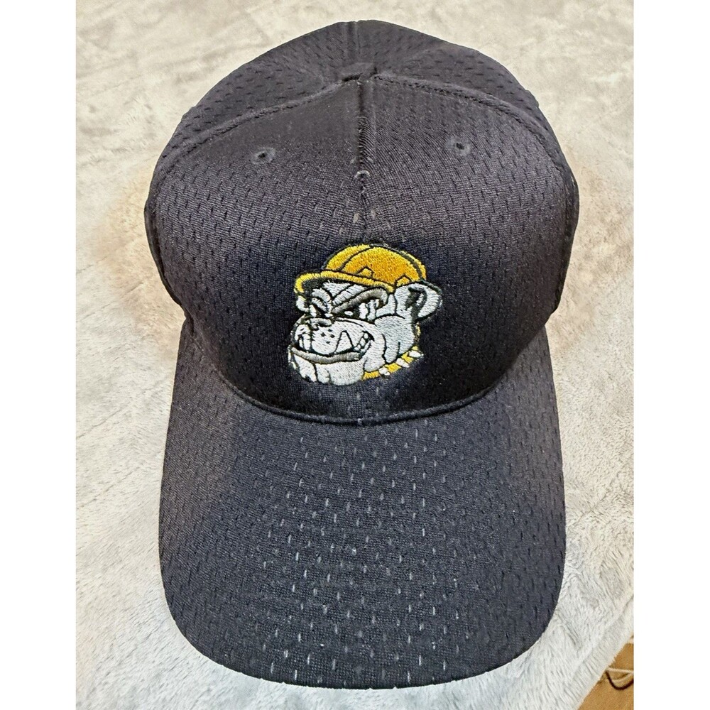 Richardson Baseball Cap Unisex Adults S/M Black Solid Adjustable Bulldog Hat